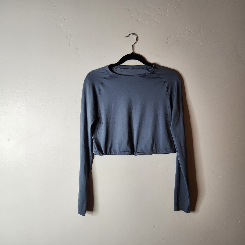 Gymshark Sweat Seamless Long Sleeve Crop Top Size XS